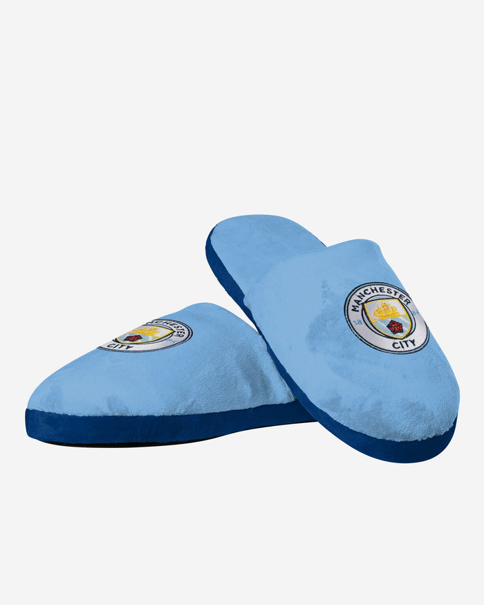 Manchester City FC Split Colour Slide Slipper FOCO - FOCO.com | UK & IRE