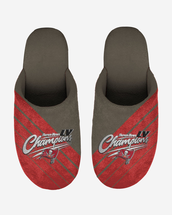 Tampa Bay Buccaneers Super Bowl LV Champions Slide Slipper FOCO - FOCO.com | UK & IRE