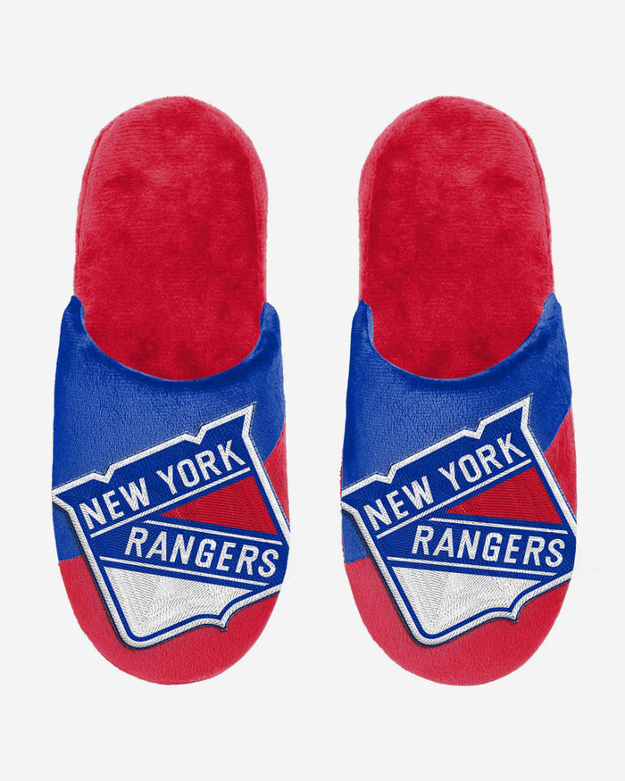 New York Rangers Big Logo Slippers FOCO - FOCO.com | UK & IRE