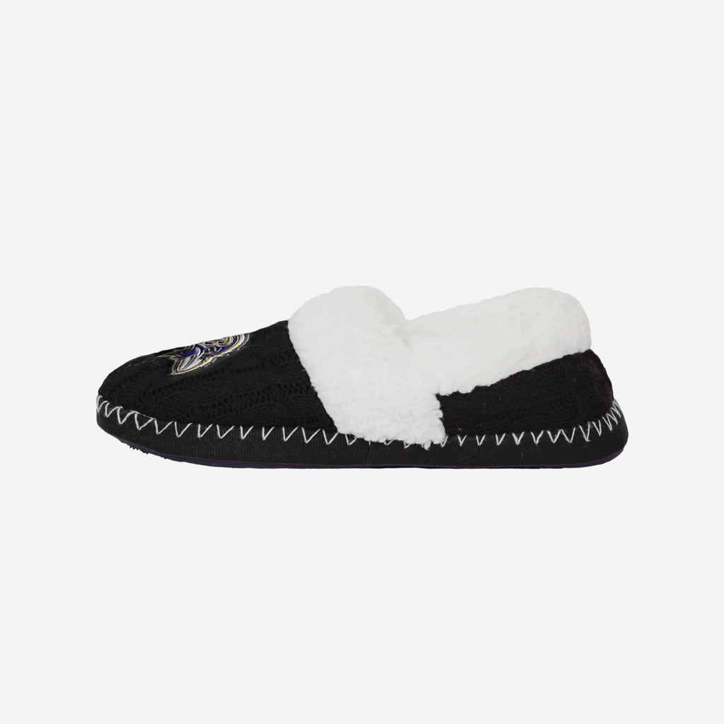 Baltimore Ravens Team Colour Moccasin Slipper FOCO S - FOCO.com | UK & IRE