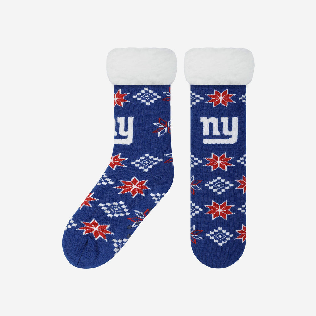 New York Giants Ugly Footy Slipper Socks FOCO - FOCO.com | UK & IRE