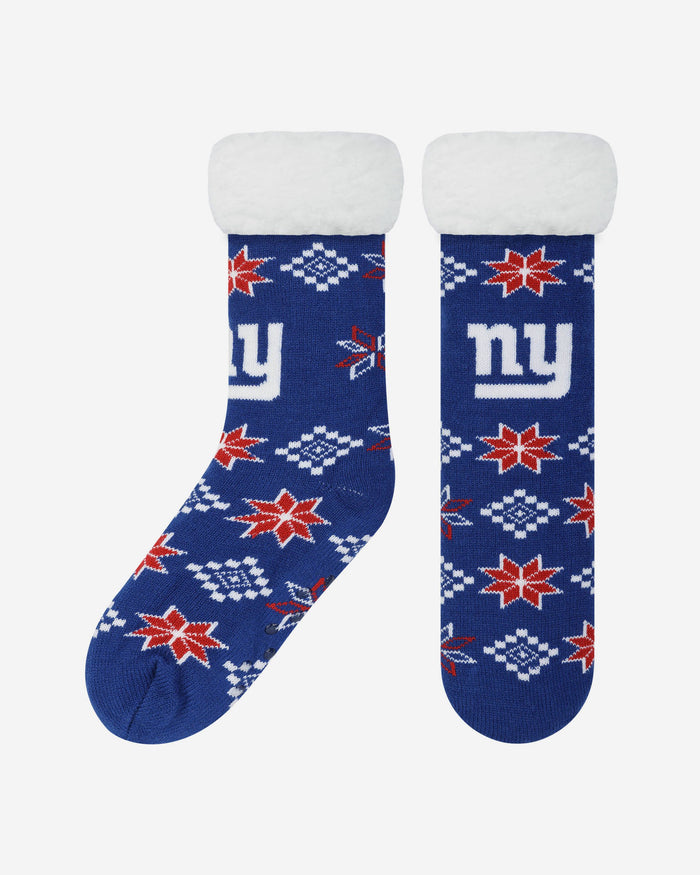 New York Giants Ugly Footy Slipper Socks FOCO - FOCO.com | UK & IRE
