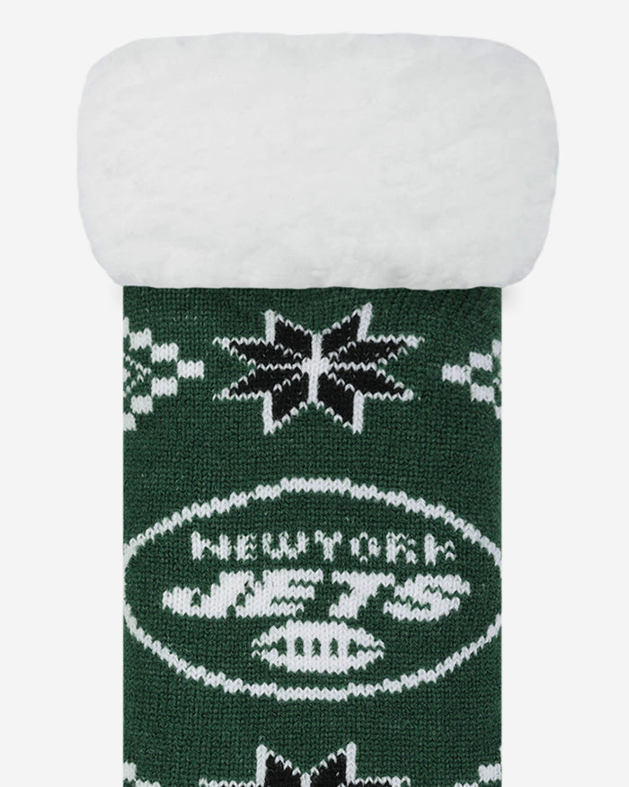 New York Jets Ugly Footy Slipper Socks FOCO - FOCO.com | UK & IRE