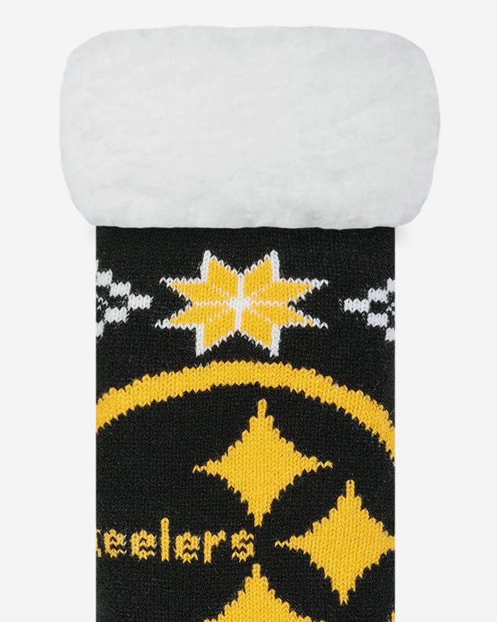 Pittsburgh Steelers Ugly Footy Slipper Socks FOCO - FOCO.com | UK & IRE