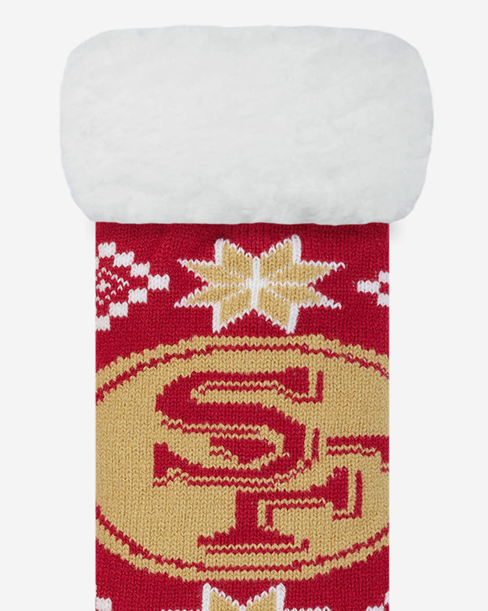 San Francisco 49ers Ugly Footy Slipper Socks FOCO - FOCO.com | UK & IRE
