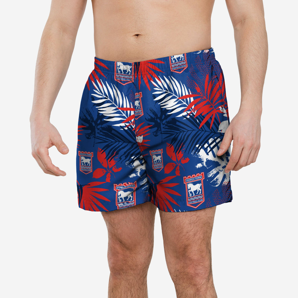 Ipswich Town FC Floral Boardshorts FOCO S - FOCO.com | UK & IRE