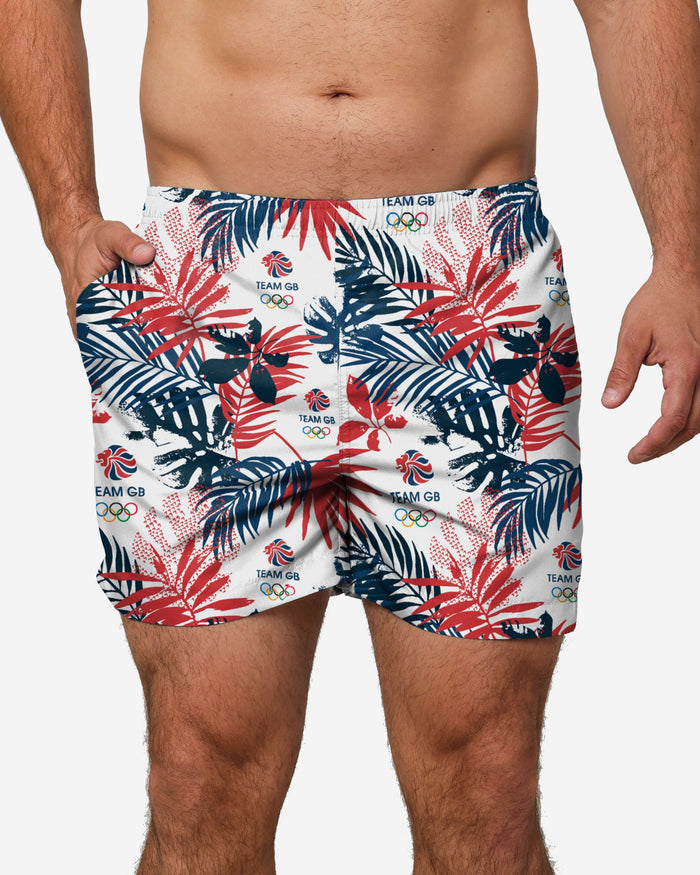 Team GB Floral Boardshorts FOCO S - FOCO.com | UK & IRE