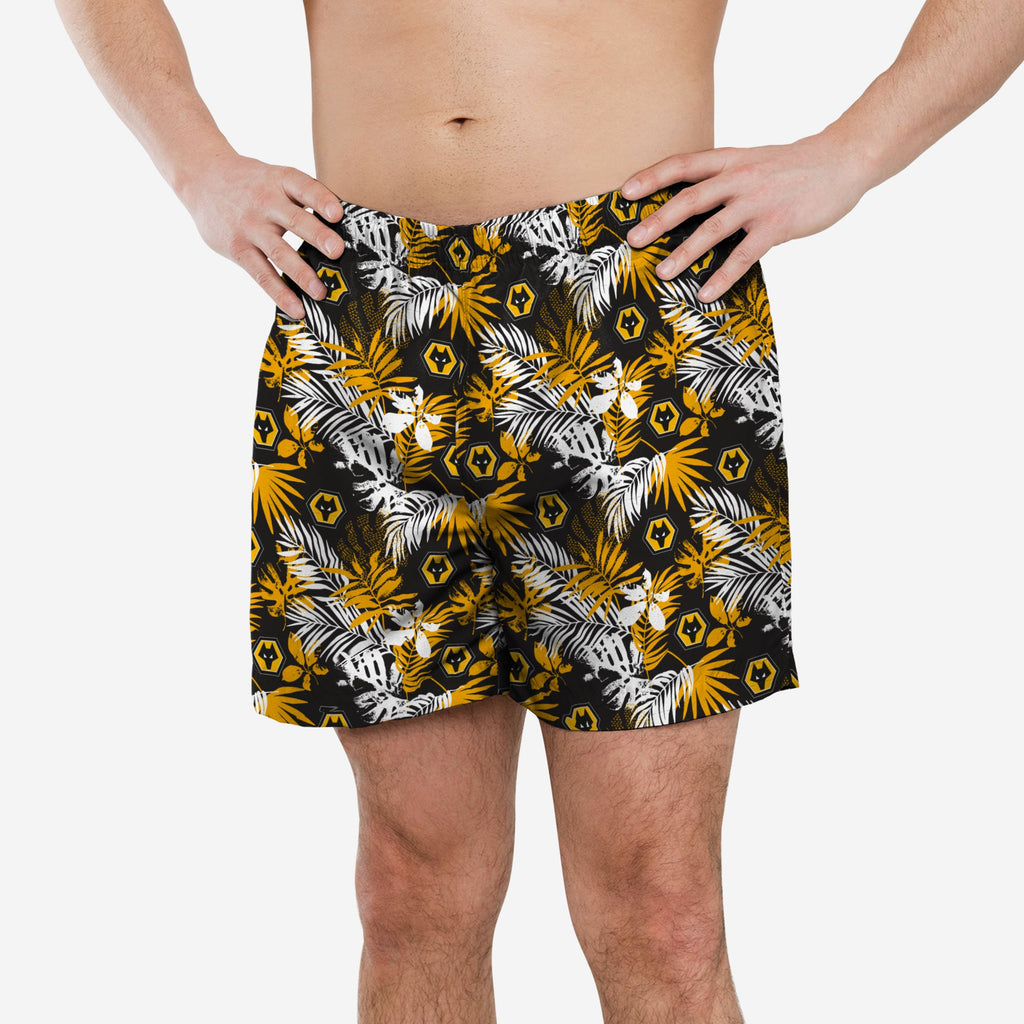 Wolverhampton Wanderers FC Floral Boardshorts FOCO S - FOCO.com | UK & IRE