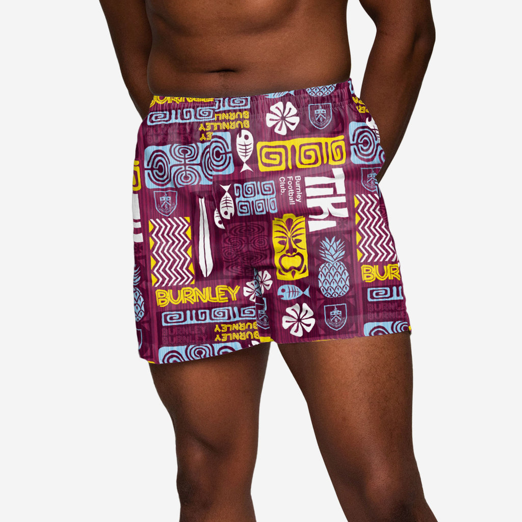 Burnley FC Tiki Boardshorts FOCO S - FOCO.com | UK & IRE