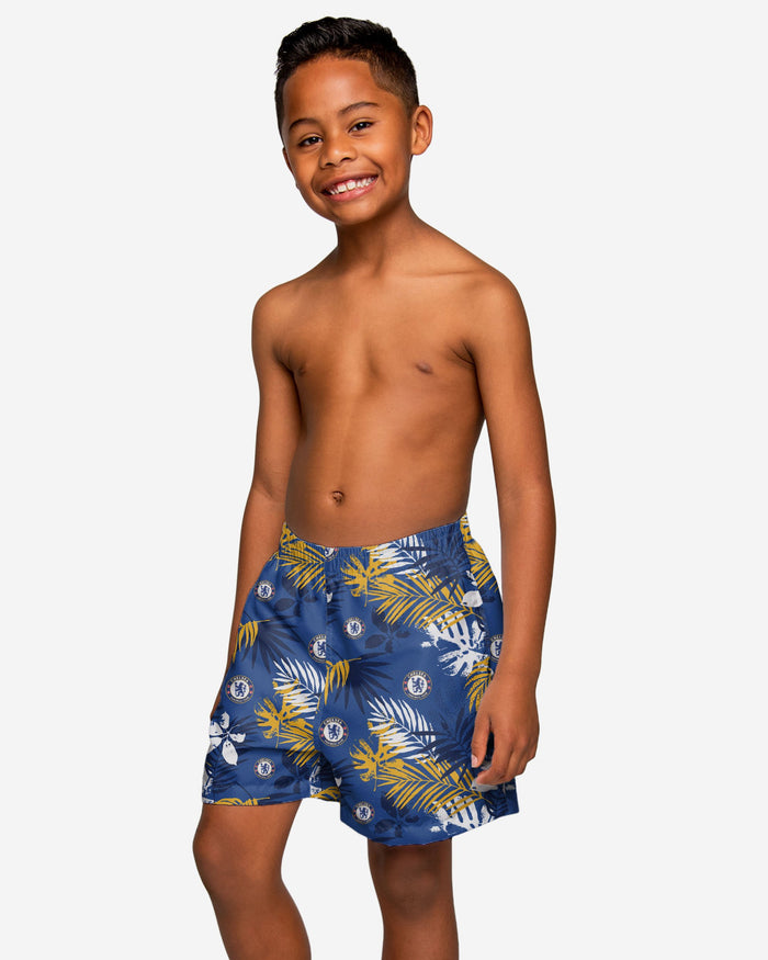Chelsea FC Youth Floral Boardshorts FOCO XS - FOCO.com | UK & IRE