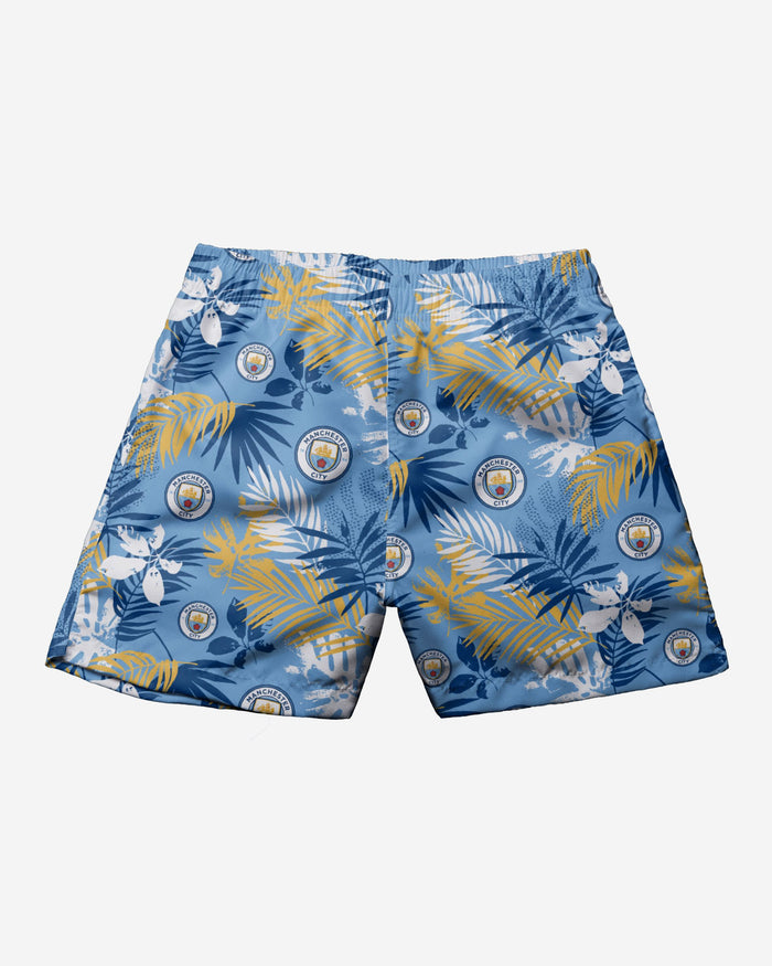 Manchester City FC Youth Floral Boardshorts FOCO - FOCO.com | UK & IRE