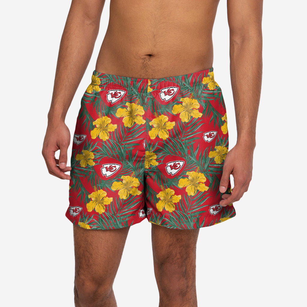 Kansas City Chiefs Floral Boardshorts FOCO S - FOCO.com | UK & IRE