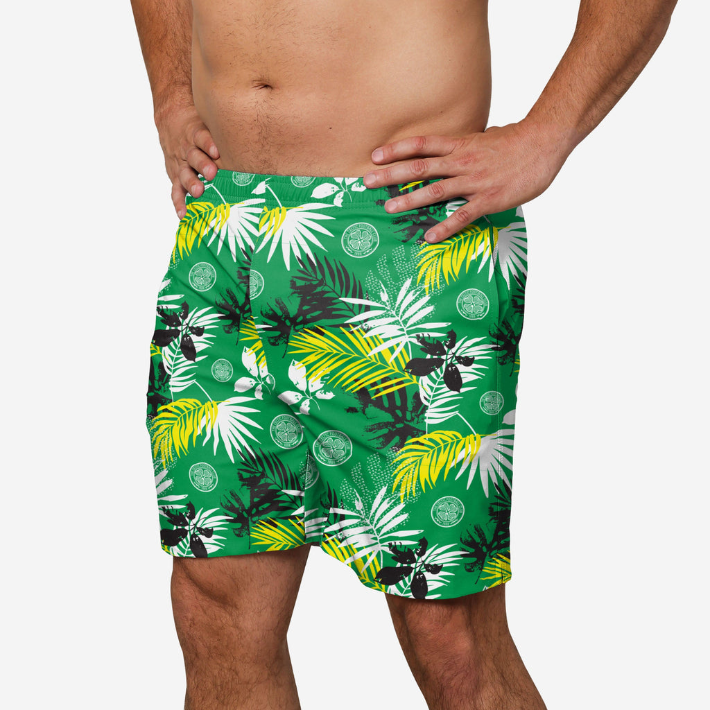 Celtic FC Floral Boardshorts FOCO S - FOCO.com | UK & IRE