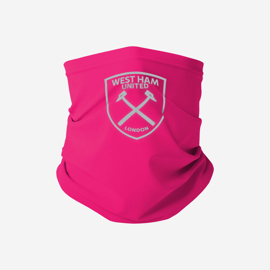 West Ham United FC Pink Neon Reflective Snood Scarf FOCO - FOCO.com | UK & IRE