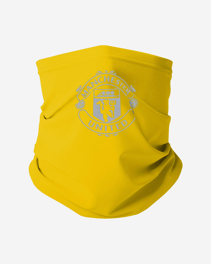 Manchester United FC Yellow Neon Reflective Snood Scarf FOCO - FOCO.com | UK & IRE