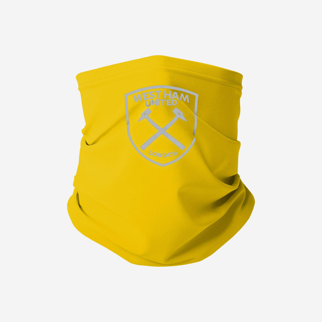 West Ham United FC Yellow Neon Reflective Snood Scarf FOCO - FOCO.com | UK & IRE