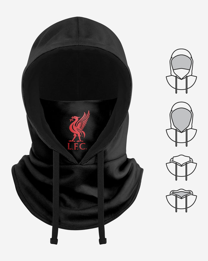 Liverpool FC Black Drawstring Hooded Snood FOCO - FOCO.com | UK & IRE