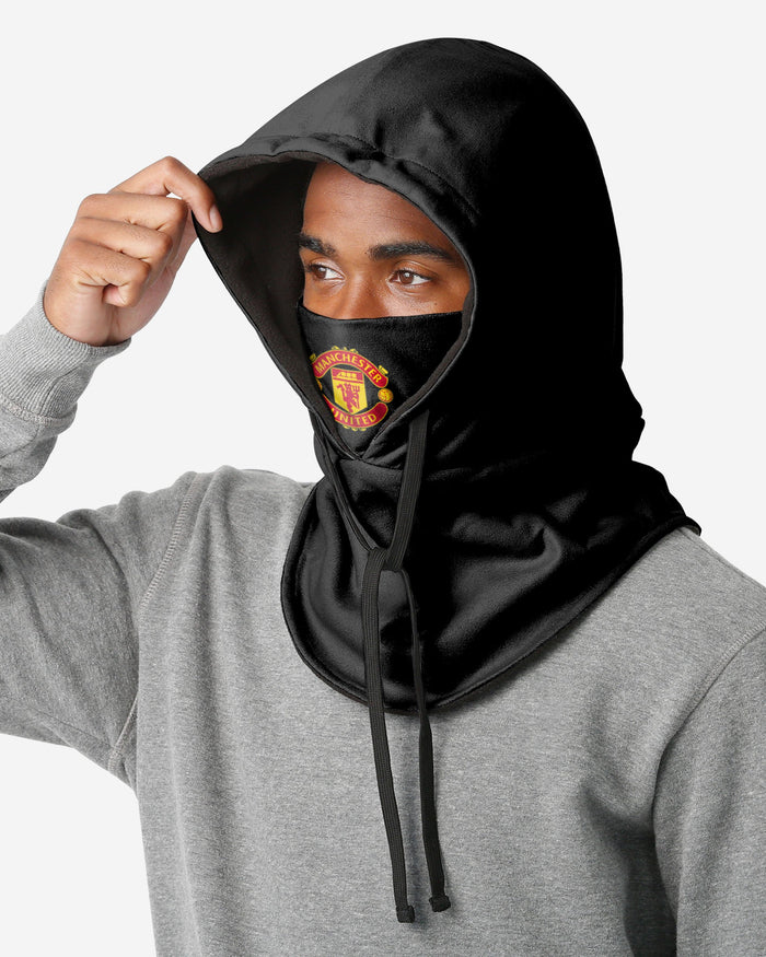 Manchester United FC Black Drawstring Hooded Snood FOCO - FOCO.com | UK & IRE