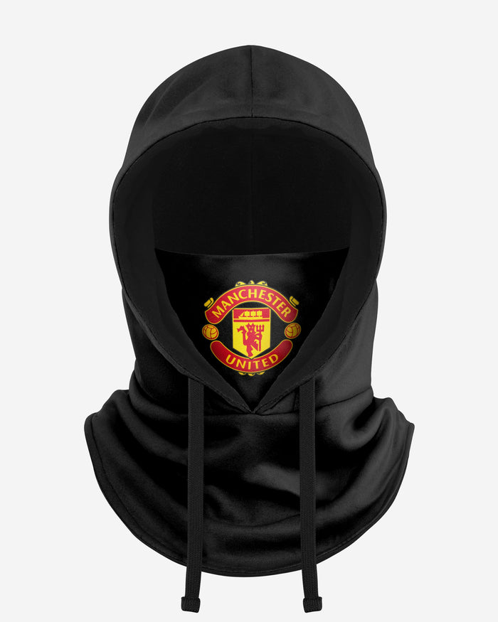 Manchester United FC Black Drawstring Hooded Snood FOCO - FOCO.com | UK & IRE