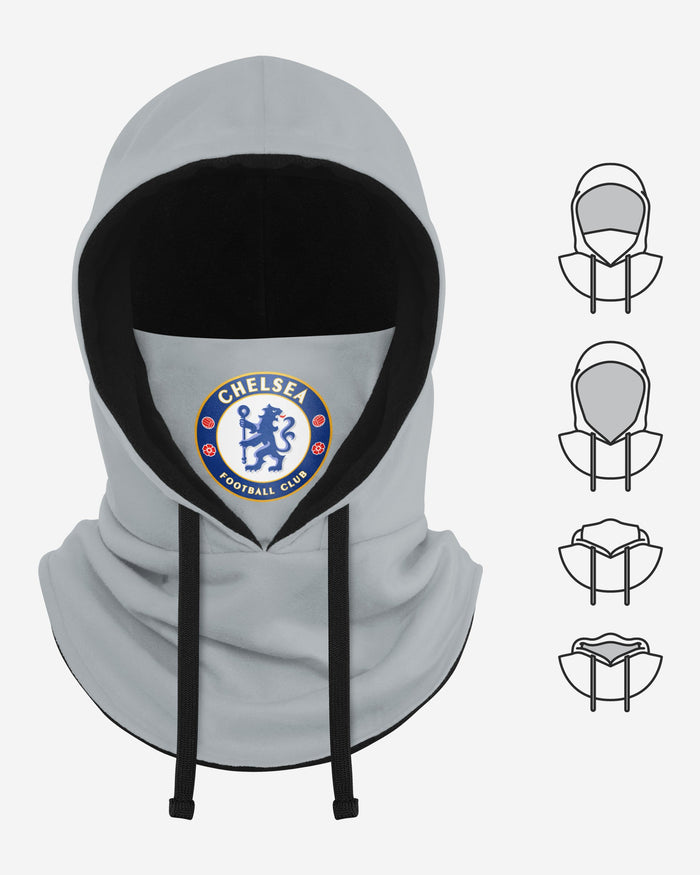 Chelsea FC Grey Drawstring Hooded Snood FOCO - FOCO.com | UK & IRE