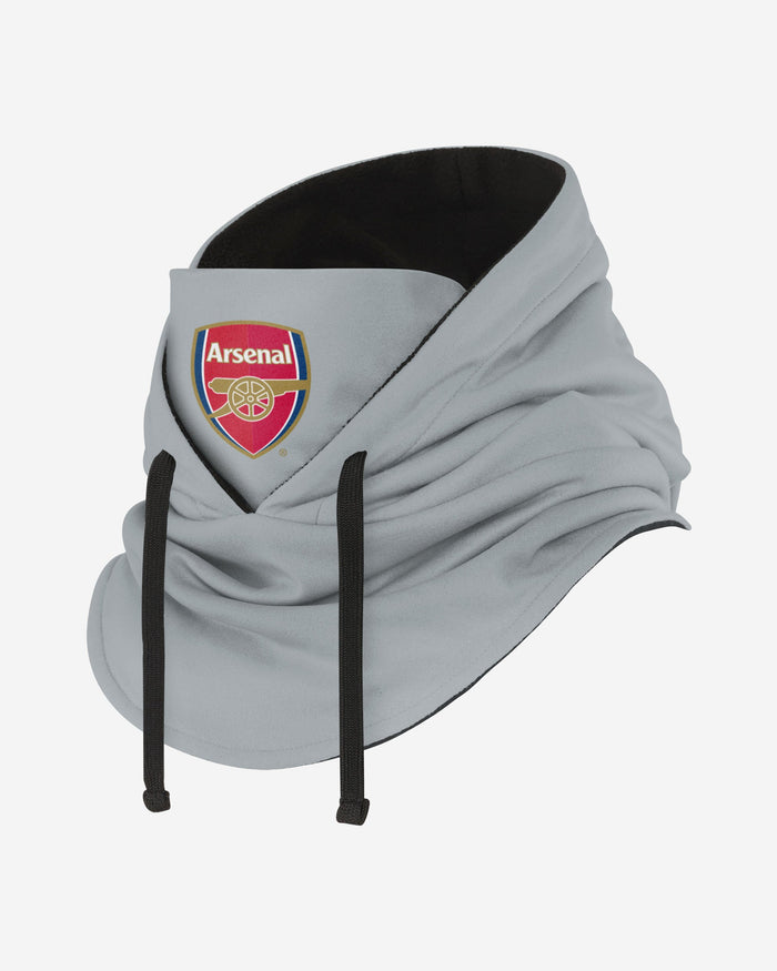 Arsenal FC Grey Drawstring Hooded Snood FOCO - FOCO.com | UK & IRE