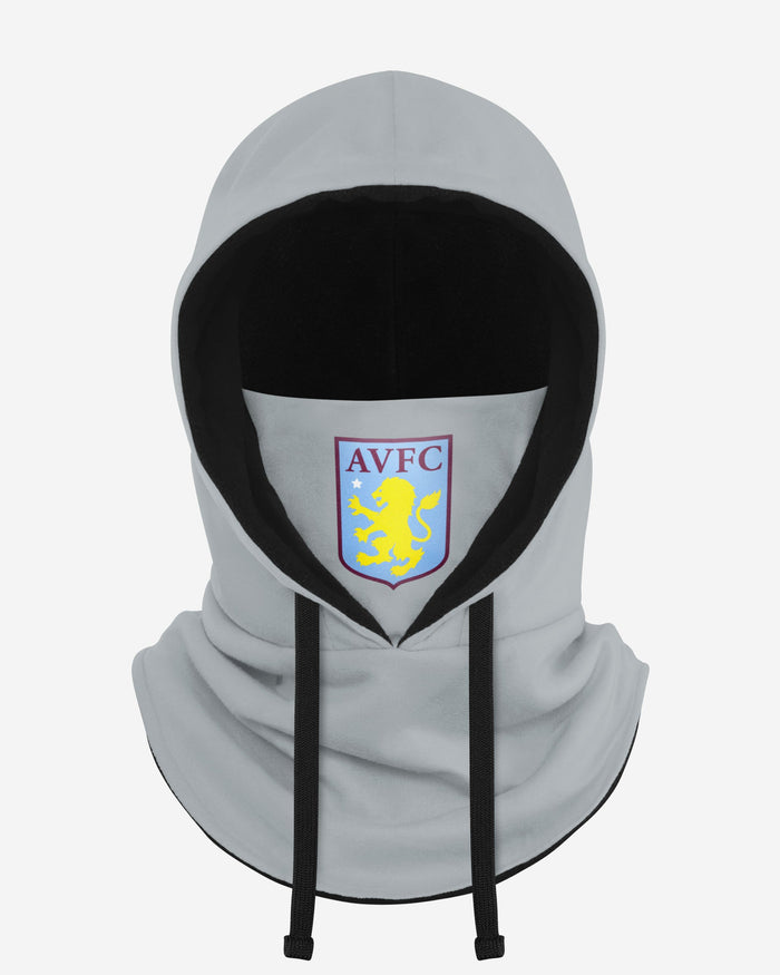 Aston Villa FC Grey Drawstring Hooded Snood FOCO - FOCO.com | UK & IRE
