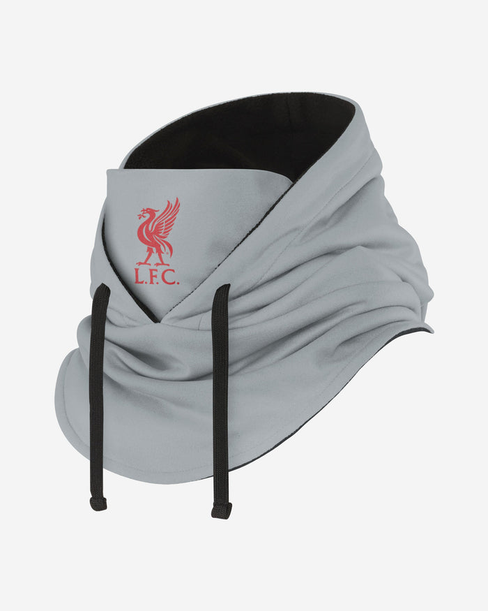 Liverpool FC Grey Drawstring Hooded Snood FOCO - FOCO.com | UK & IRE