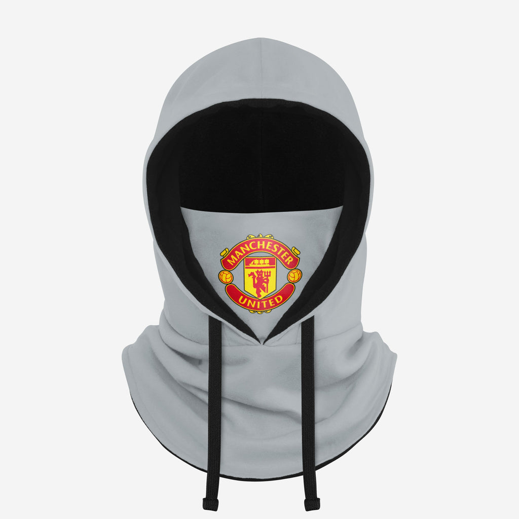 Manchester United FC Grey Drawstring Hooded Snood FOCO - FOCO.com | UK & IRE