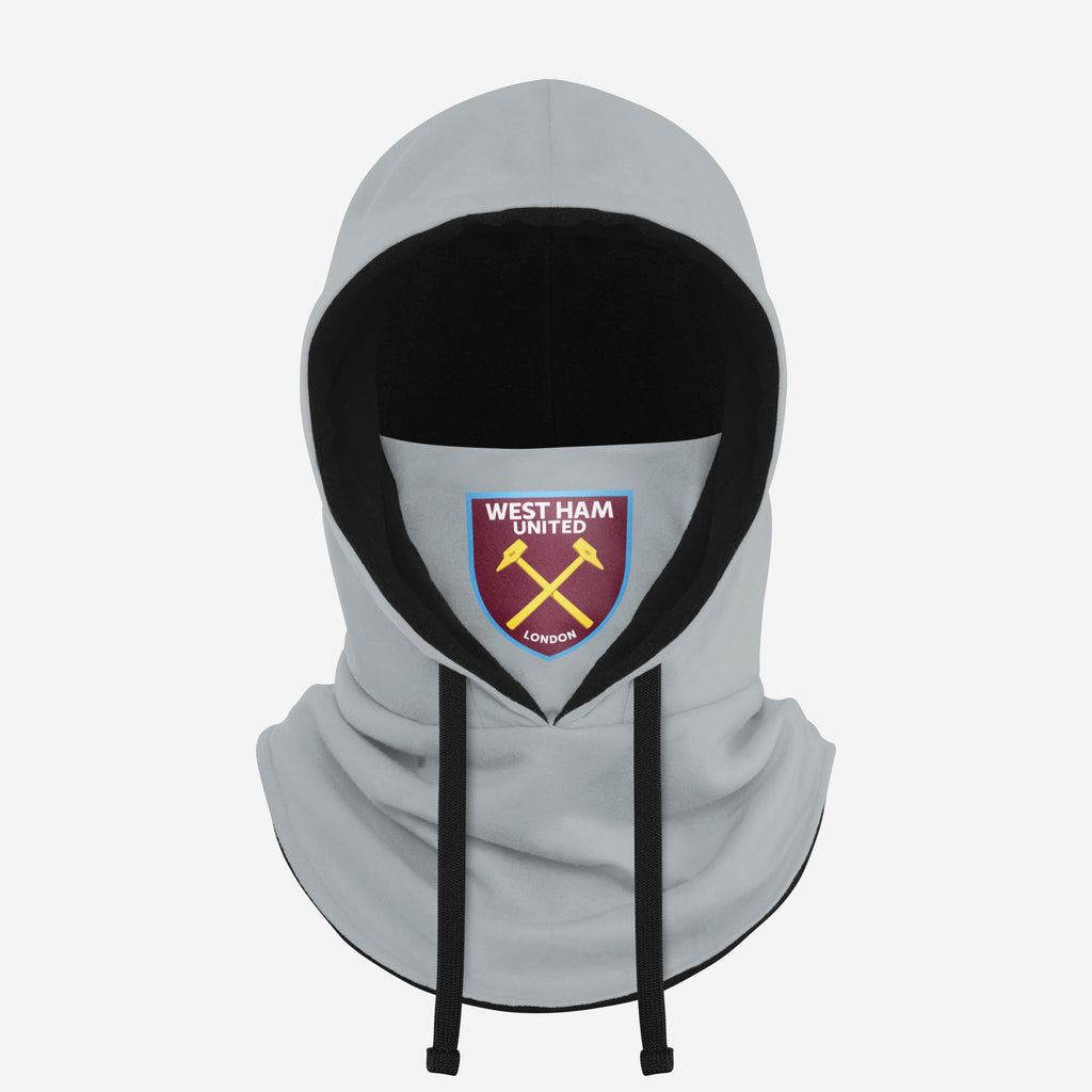 West Ham United FC Grey Drawstring Hooded Snood FOCO - FOCO.com | UK & IRE