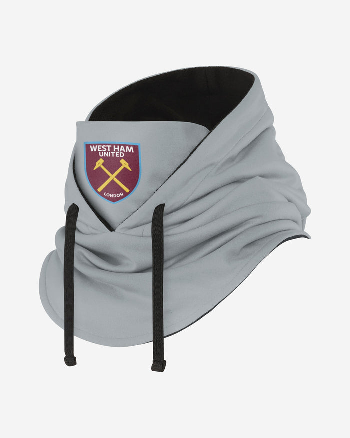 West Ham United FC Grey Drawstring Hooded Snood FOCO - FOCO.com | UK & IRE