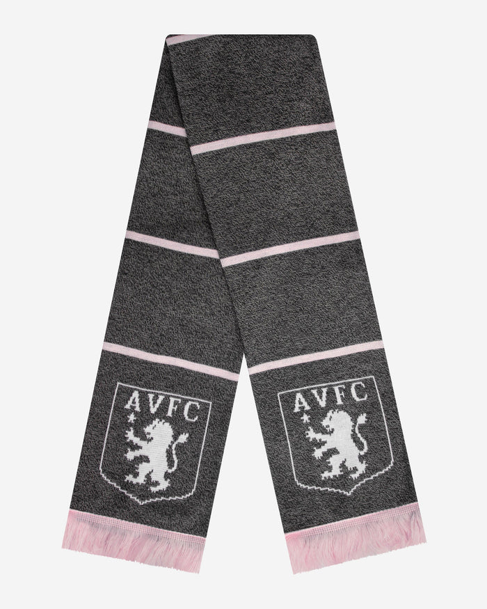 Aston Villa FC Original Grey Marl Pink Scarf FOCO - FOCO.com | UK & IRE