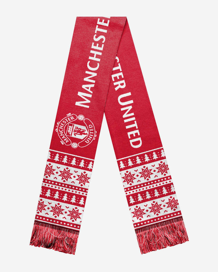 Manchester United FC Holiday Scarf FOCO - FOCO.com | UK & IRE