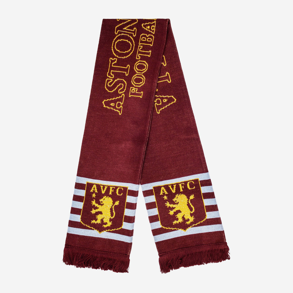 Aston Villa FC Metallic Thread Scarf FOCO - FOCO.com | UK & IRE