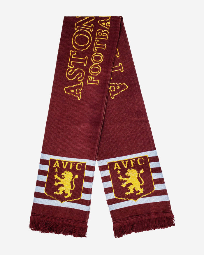 Aston Villa FC Metallic Thread Scarf FOCO - FOCO.com | UK & IRE