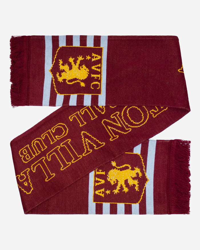 Aston Villa FC Metallic Thread Scarf FOCO - FOCO.com | UK & IRE