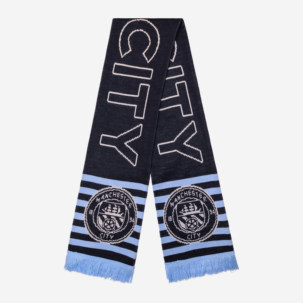 Manchester City FC Metallic Thread Scarf FOCO - FOCO.com | UK & IRE