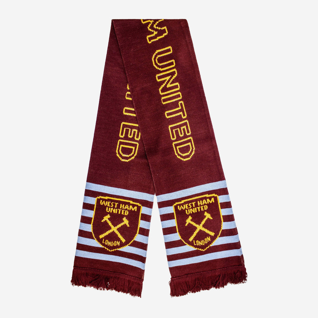 West Ham United FC Metallic Thread Scarf FOCO - FOCO.com | UK & IRE