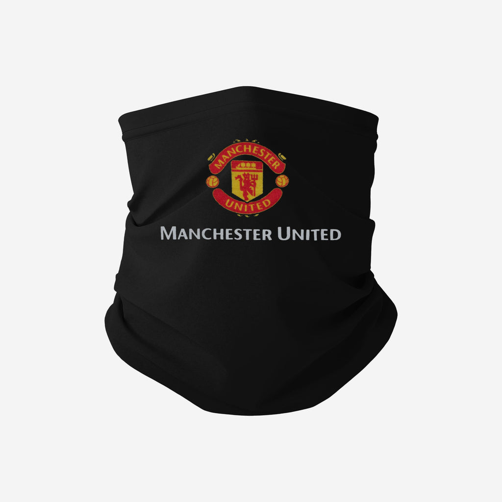 Manchester United FC Reflective Wordmark Snood Scarf FOCO - FOCO.com | UK & IRE