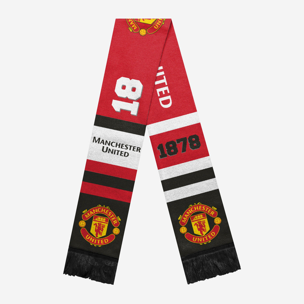 Manchester United FC Retro Scarf FOCO - FOCO.com | UK & IRE