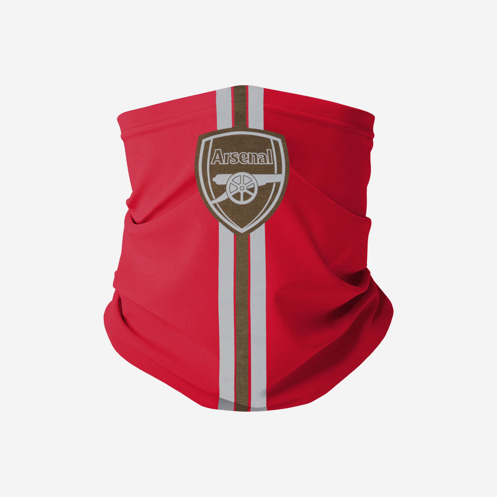 Arsenal FC Stripe Logo Reflective Snood Scarf FOCO - FOCO.com | UK & IRE