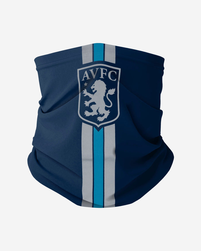 Aston Villa FC Stripe Logo Reflective Snood Scarf FOCO - FOCO.com | UK & IRE