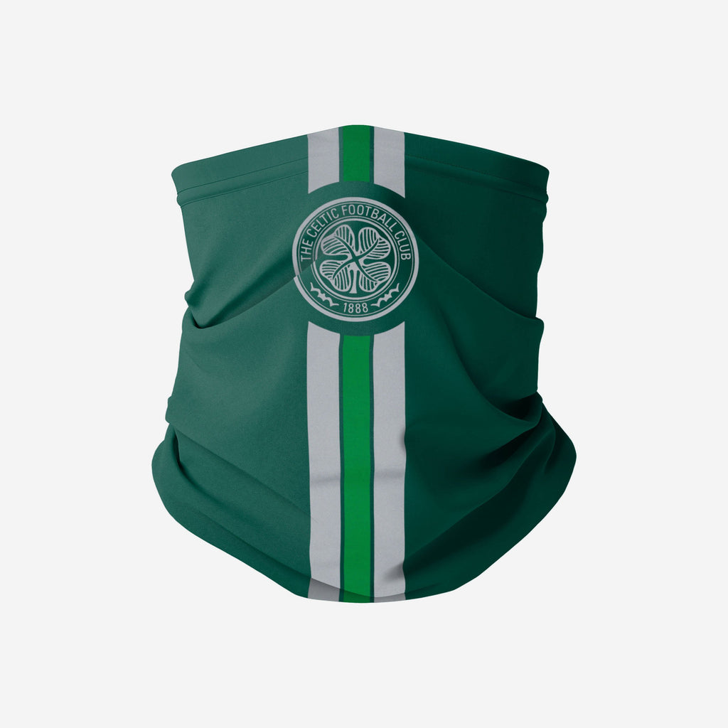 Celtic FC Stripe Logo Reflective Snood Scarf FOCO - FOCO.com | UK & IRE