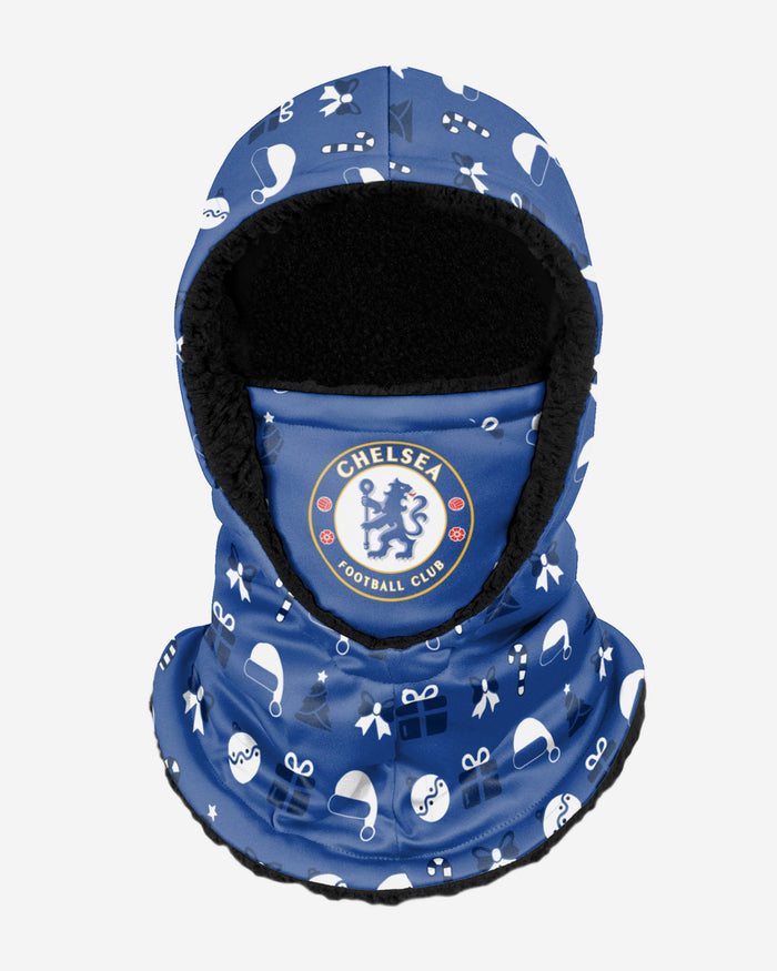 Chelsea FC Christmas Hooded Snood FOCO - FOCO.com | UK & IRE