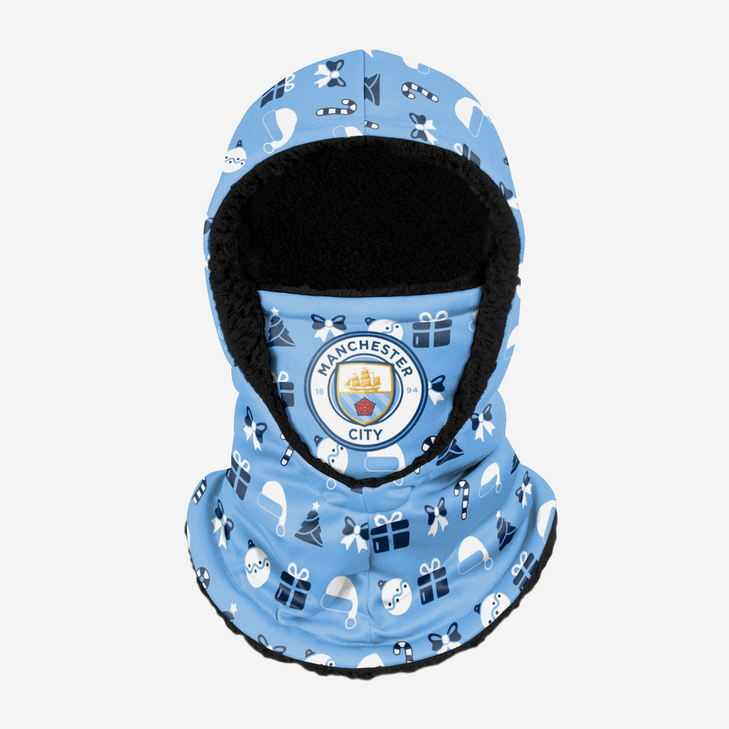 Manchester City FC Christmas Hooded Snood FOCO - FOCO.com | UK & IRE