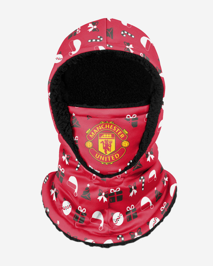 Manchester United FC Christmas Hooded Snood FOCO - FOCO.com | UK & IRE