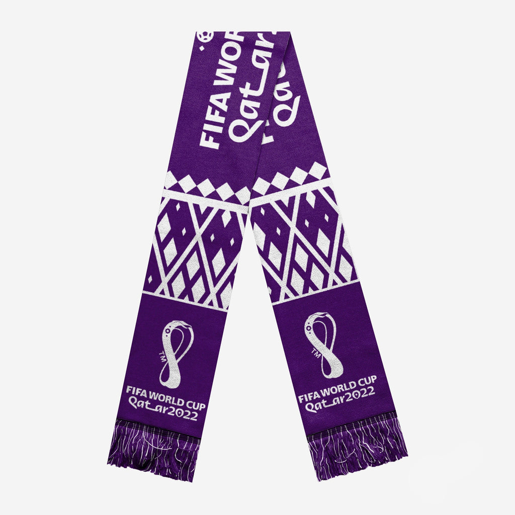 FIFA World Cup Qatar 2022 Purple Scarf FOCO - FOCO.com | UK & IRE