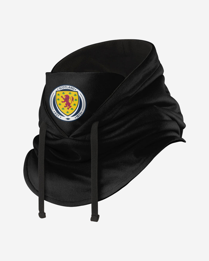 Scotland Black Drawstring Hooded Snood FOCO - FOCO.com | UK & IRE