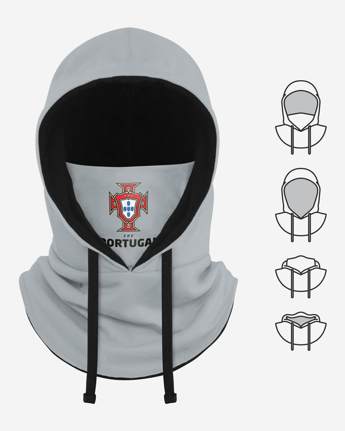 Portugal Grey Drawstring Hooded Snood FOCO - FOCO.com | UK & IRE