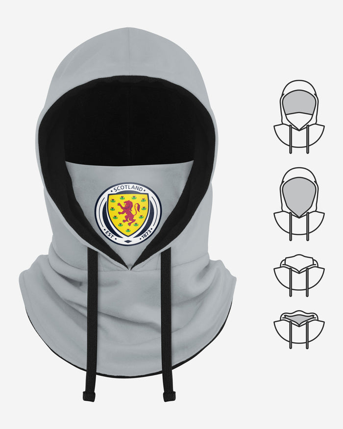 Scotland Grey Drawstring Hooded Snood FOCO - FOCO.com | UK & IRE