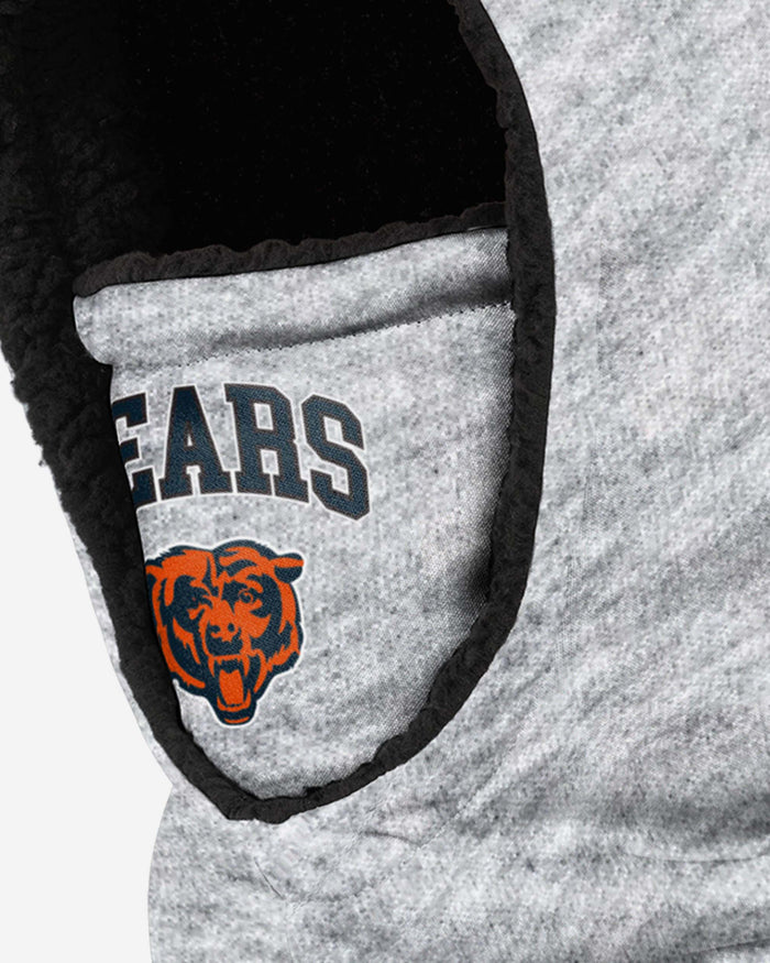 Chicago Bears Heather Grey Big Logo Hooded Snood FOCO - FOCO.com | UK & IRE